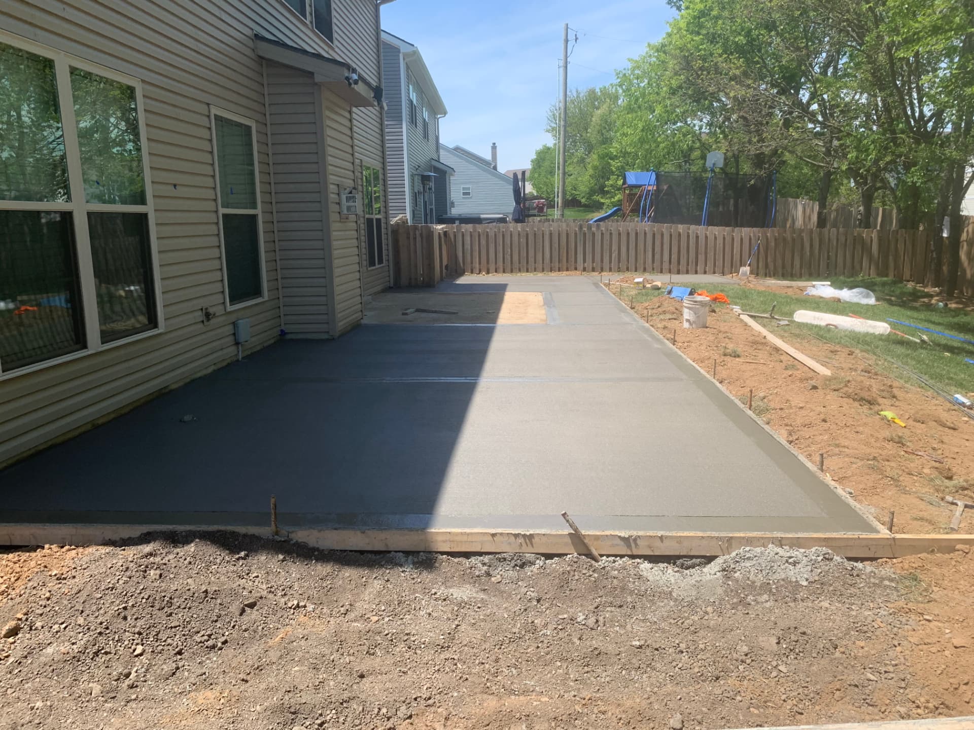 Concrete work by Adam's Homegrown Concrete